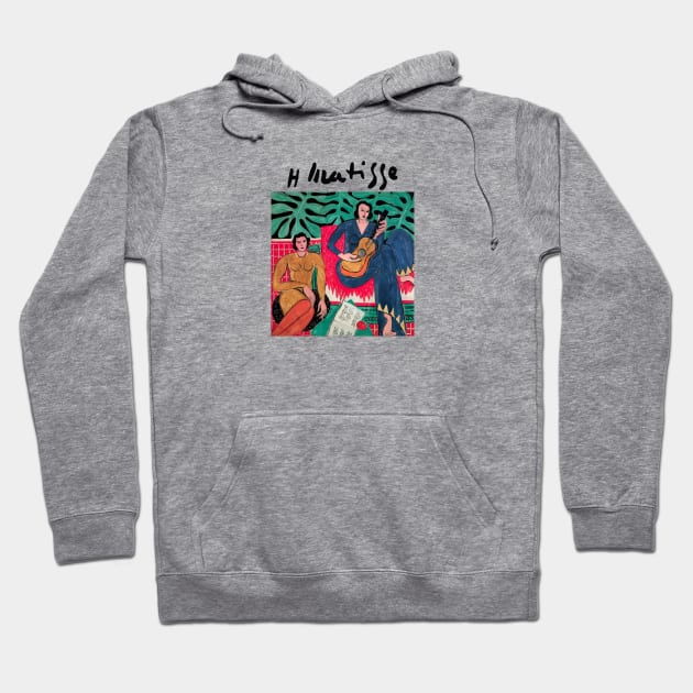 Henri Matisse The Music Hoodie by walltowall